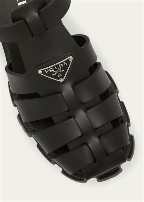 prada rubber fisherman sandals